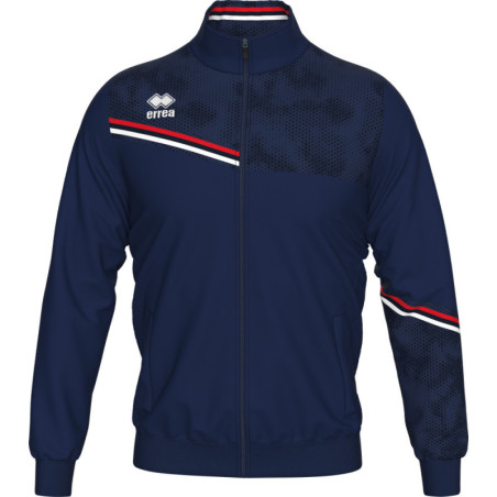 Veste de survêtement ERREA Erick Navy Red White face
