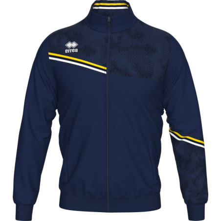 Veste de survêtement ERREA Erick Navy Yellow White face