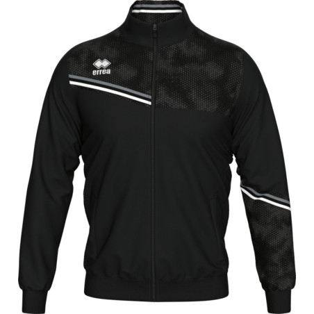 Veste de survêtement ERREA Erick Black Anthracite White face