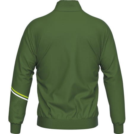 Veste de survêtement ERREA Erick Military Green Green Fluo White dos