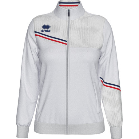 Veste de survêtement ERREA Femme Estella White Navy Red face