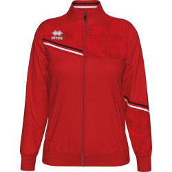 Veste de survêtement ERREA Femme Estella Red Black White face