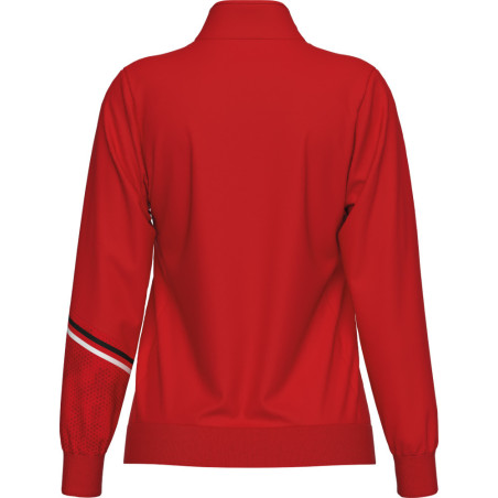 Veste de survêtement ERREA Femme Estella Red Black White dos
