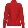 Veste de survêtement ERREA Femme Estella Red Black White dos