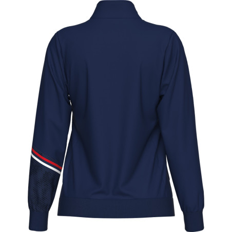 Veste de survêtement ERREA Femme Estella Navy Red White dos