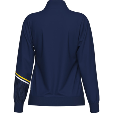 Veste de survêtement ERREA Femme Estella Navy Yellow White dos