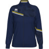 Veste de survêtement ERREA Femme Estella Navy Yellow White face