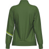 Veste de survêtement ERREA Femme Estella Military Green Green Fluo White dos