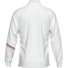 Sweat zippé ERREA Elias White Navy Red dos