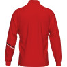 Sweat zippé ERREA Elias Red Black White dos