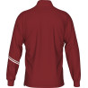 Sweat zippé ERREA Elias Maroon Grey White dos