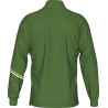Sweat zippé ERREA Elias Military Green Green Fluo White dos
