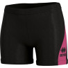 Short ERREA Femme Amazon Pro Black Fuchsia Fluo face