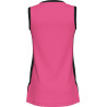 Maillot de basket ERREA Femme Becky Fuchsia Fluo Black dos