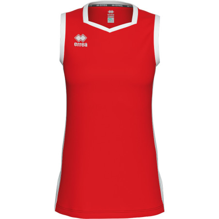 Maillot de basket ERREA Femme Becky Red White face