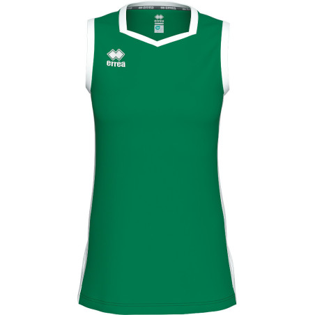 Maillot de basket ERREA Femme Becky Green White face