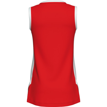 Maillot de basket ERREA Femme Becky Red White dos