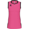 Maillot de basket ERREA Femme Becky Fuchsia Fluo Black face