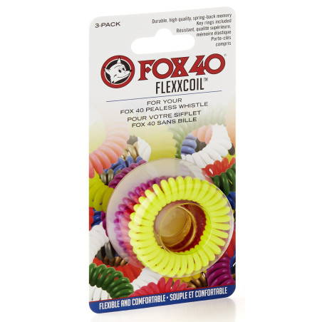 Lot de 3 Cordons sifflet pour poignet Fox