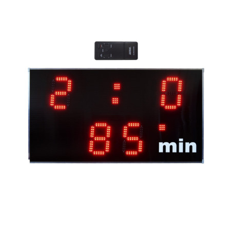 Panneau d'affichage DERBY 9 LED avec télécommande – Chronométrage et visibilité pour vos m