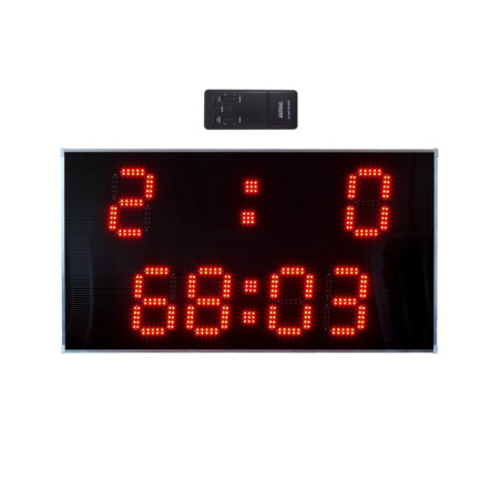 Panneau d'affichage DERBY 9 minutes/secondes avec télécommande