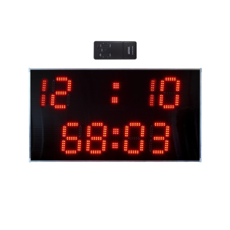 Panneau d'affichage DERBY 19 Minutes/secondes avec télécommande