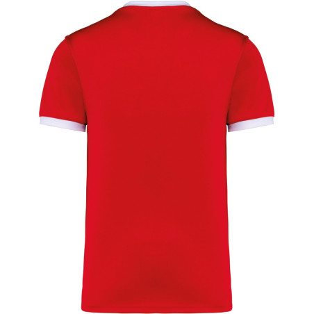 Maillot de rugby manches courtes Proact Sporty Red dos