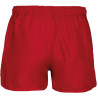 Short de rugby Elite Proact Sporty Red dos