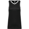 Maillot de basket Femme Proact Black White face
