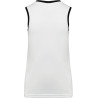 Maillot de basket Femme Proact White Black dos