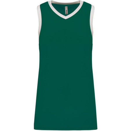 Maillot de basket Femme Proact Dark Green White face