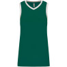 Maillot de basket Femme Proact Dark Green White face