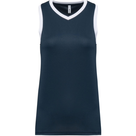 Maillot de basket Femme Proact Navy white face