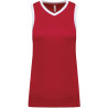 Maillot de basket Femme Proact Sporty Red White face