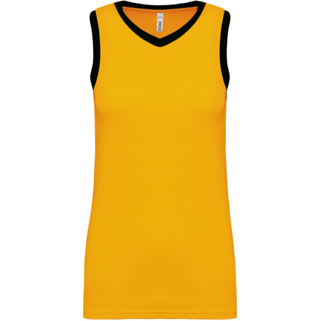 Maillot de basket Femme Proact Sporty Yellow Black face