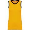 Maillot de basket Femme Proact Sporty Yellow Black face