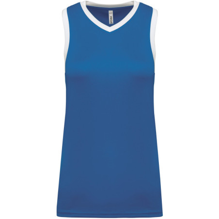 Maillot de basket Femme Proact Sporty Royal Blue White face