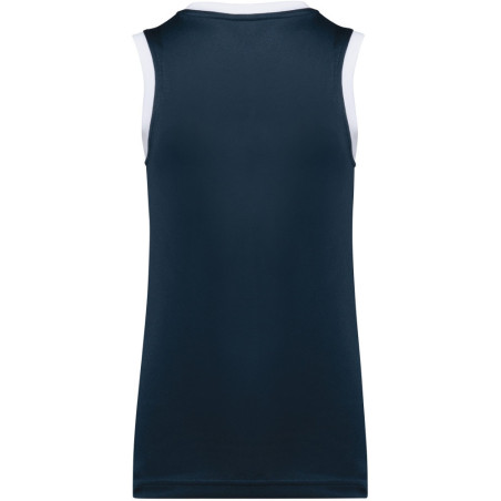 Maillot de basket Femme Proact Navy white dos