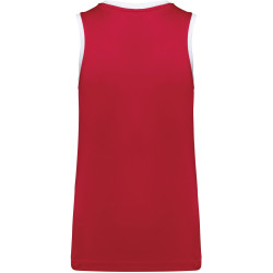 Maillot de basket Femme Proact Sporty Red White face 2