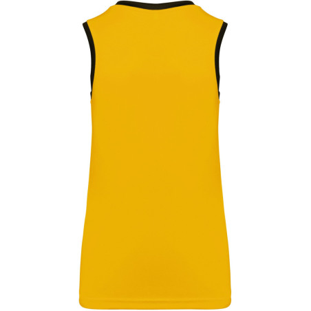 Maillot de basket Femme Proact Sporty Yellow Black dos