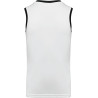 Maillot de basket Proact White Black dos