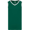 Maillot de basket Proact Dark Green White face