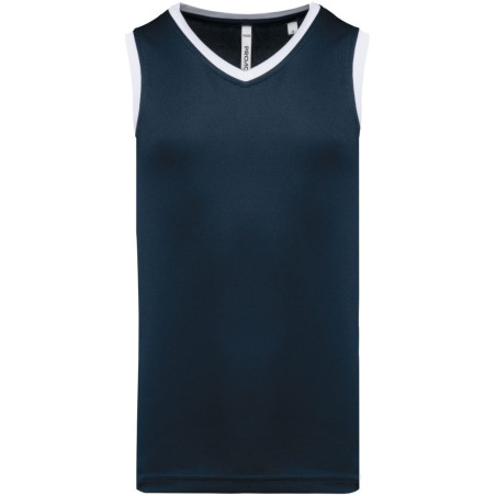 Maillot de basket Proact Navy White face