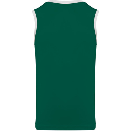 Maillot de basket Proact Dark Green White dos