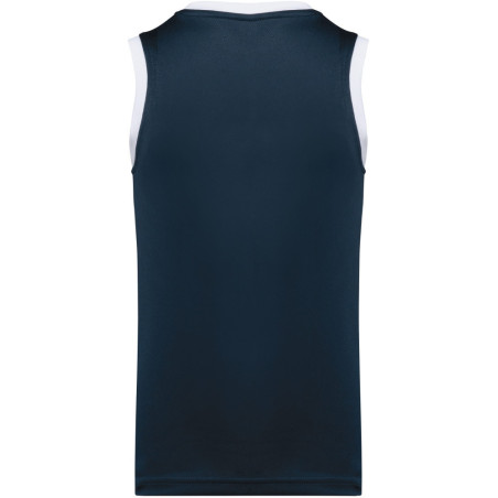 Maillot de basket Proact Navy White dos