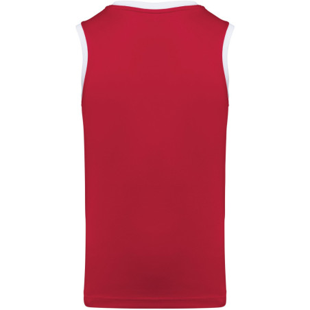 Maillot de basket Proact Sporty Red White dos