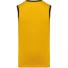 Maillot de basket Proact Sporty Yellow Black dos