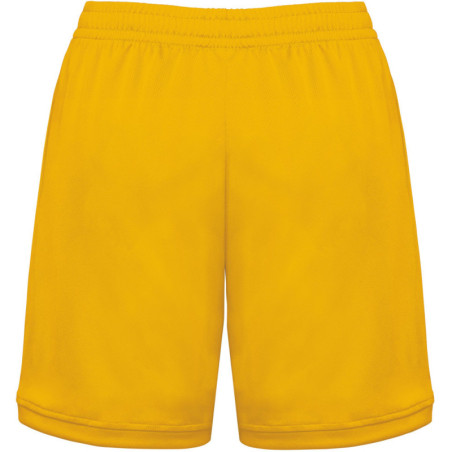 Short de basket Femme Proact Sporty Yellow dos