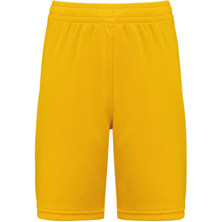 Short de basket Proact Sporty Yellow face