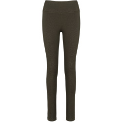 Legging écoresponsable Proact Dark Khaki Leopard face